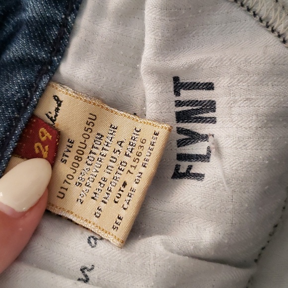 7 for all Mankind Flynt Bootcut Dark Jeans - Picture 4 of 4